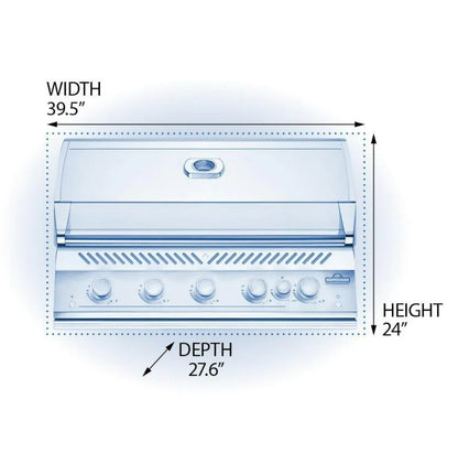 Napoleon 700 Series 38-Inch Built-In Natural Gas Grill