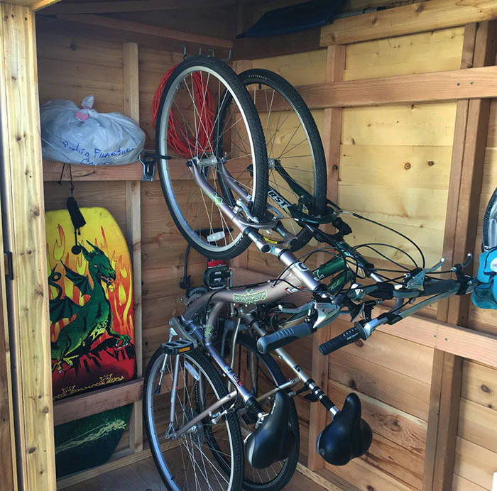 Outdoor Living Today SpaceSaver 8×4 Cedar Storage Shed with Double Doors