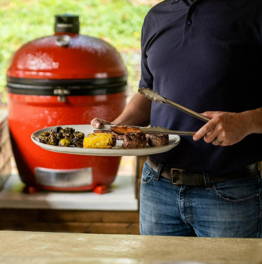 Kamado Joe Big Joe III 24-Inch Charcoal Grill Red