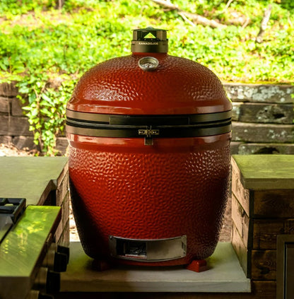 Kamado Joe Big Joe III 24-Inch Charcoal Grill Red