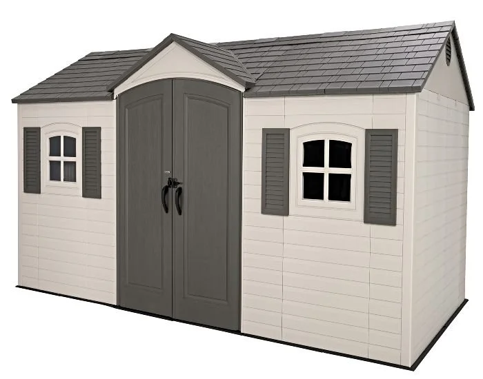 Lifetime 15x8 Storage Shed Kit w/ Floor - (60138)  With Foundation
