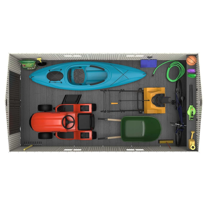 Lifetime Legacy 15 ft x 8 ft Outdoor Storage Shed – 60465 With Foundation