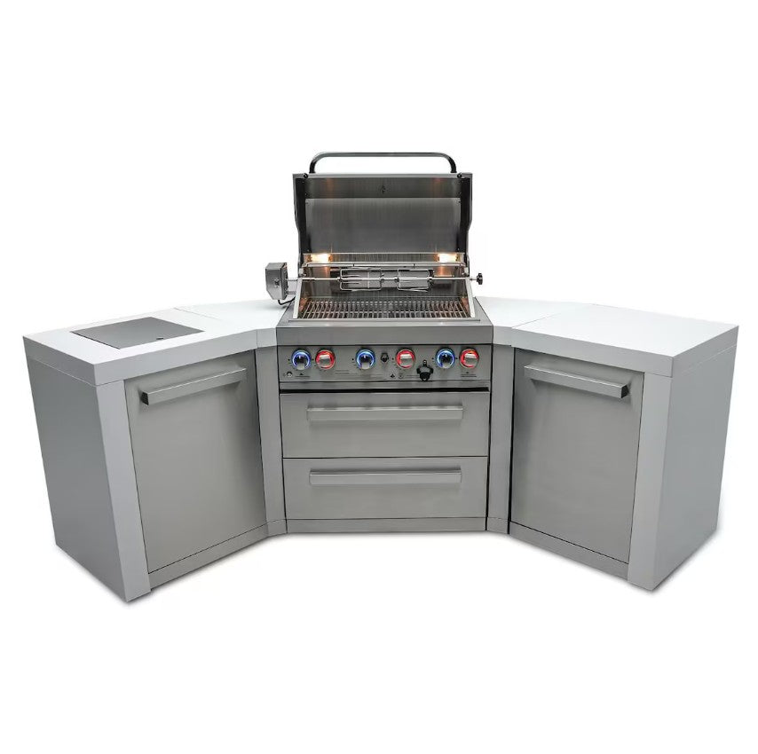 Mont Alpi Deluxe 7.5 Ft U-Shaped Outdoor Kitchen Island